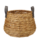 Panier de rangement tissé à la main rond CANVAS Cape, 15,75 x 17,71&nbsp;po Front_Elevated