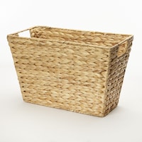 Panier de rangement rectangulaire tissé à la main CANVAS Kelly, 15,5 x 8 x 10 po Front_Angled_Left