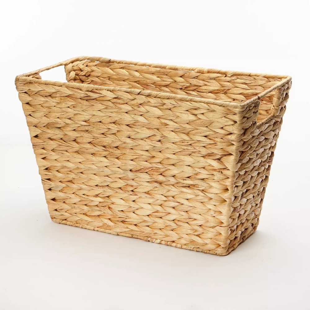CANVAS Kelly Rectangular Hand Woven Storage Basket, 15.5 x 8 x 10in