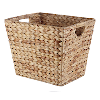 Panier de rangement rectangulaire tissé à la main CANVAS Emery, 14,57 x 12 x 12 po Front_Angled_Left