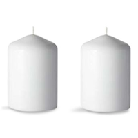 CANVAS Pillar Candle, 3-in x 4-in, 2-pk Front_Flat
