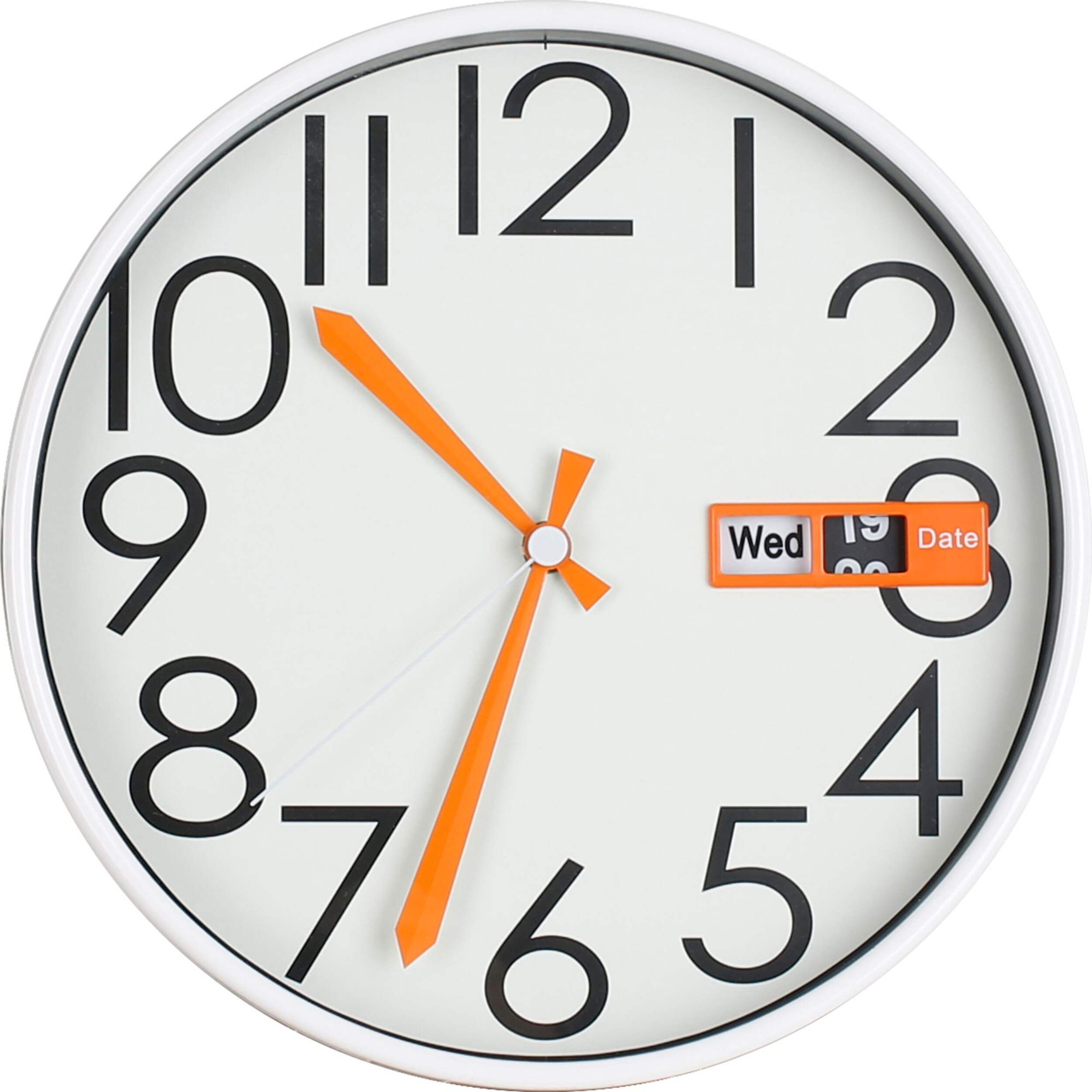 Horloge murale, variés, 12 po Front_Flat
