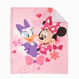Nemcor Picture Perfect Minnie Mouse 2-Ply Kid's Blanket, Assorted Sizes Overhead_Flat