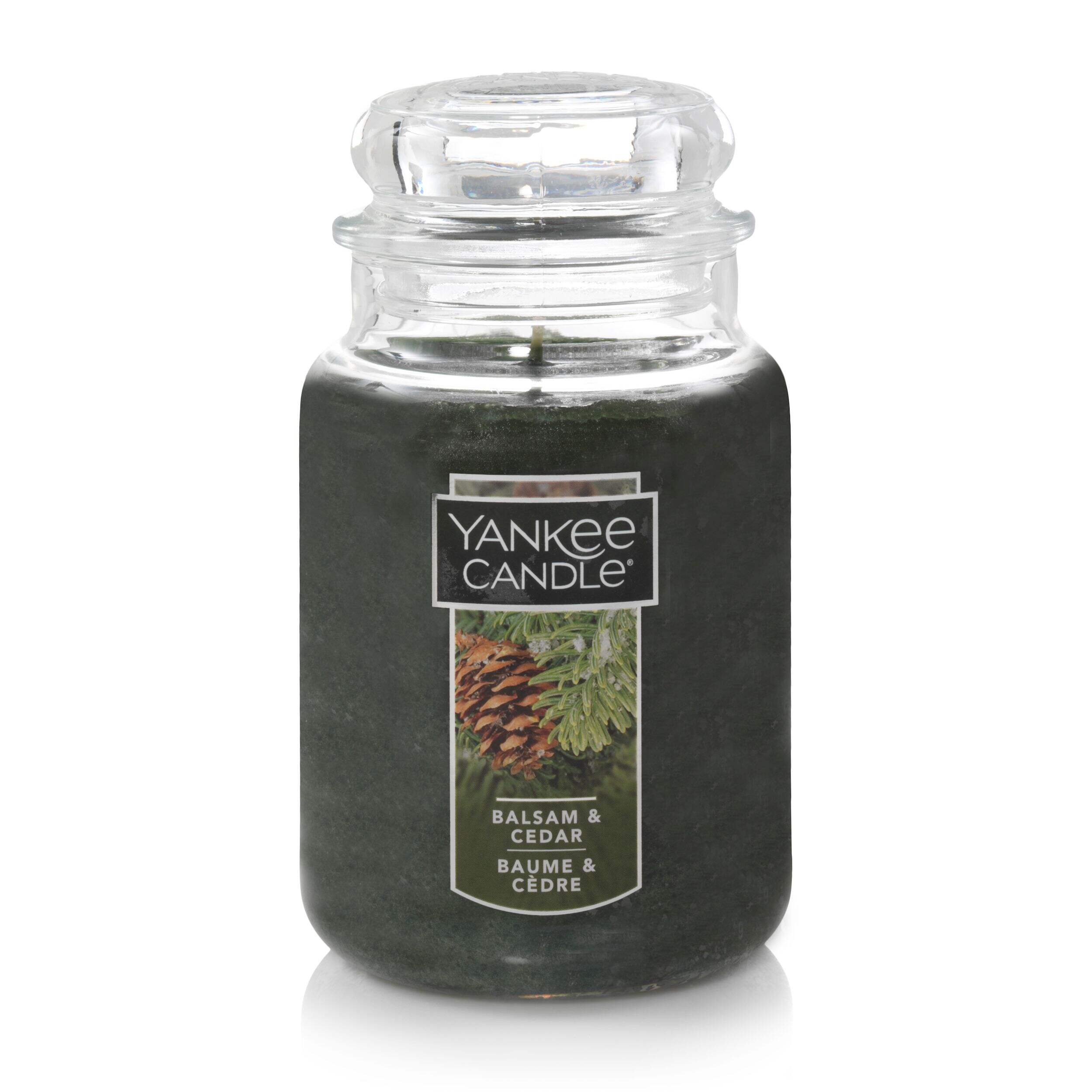 Yankee Candle Balsam & Cedar Jar Candle, 22-oz Front_Flat
