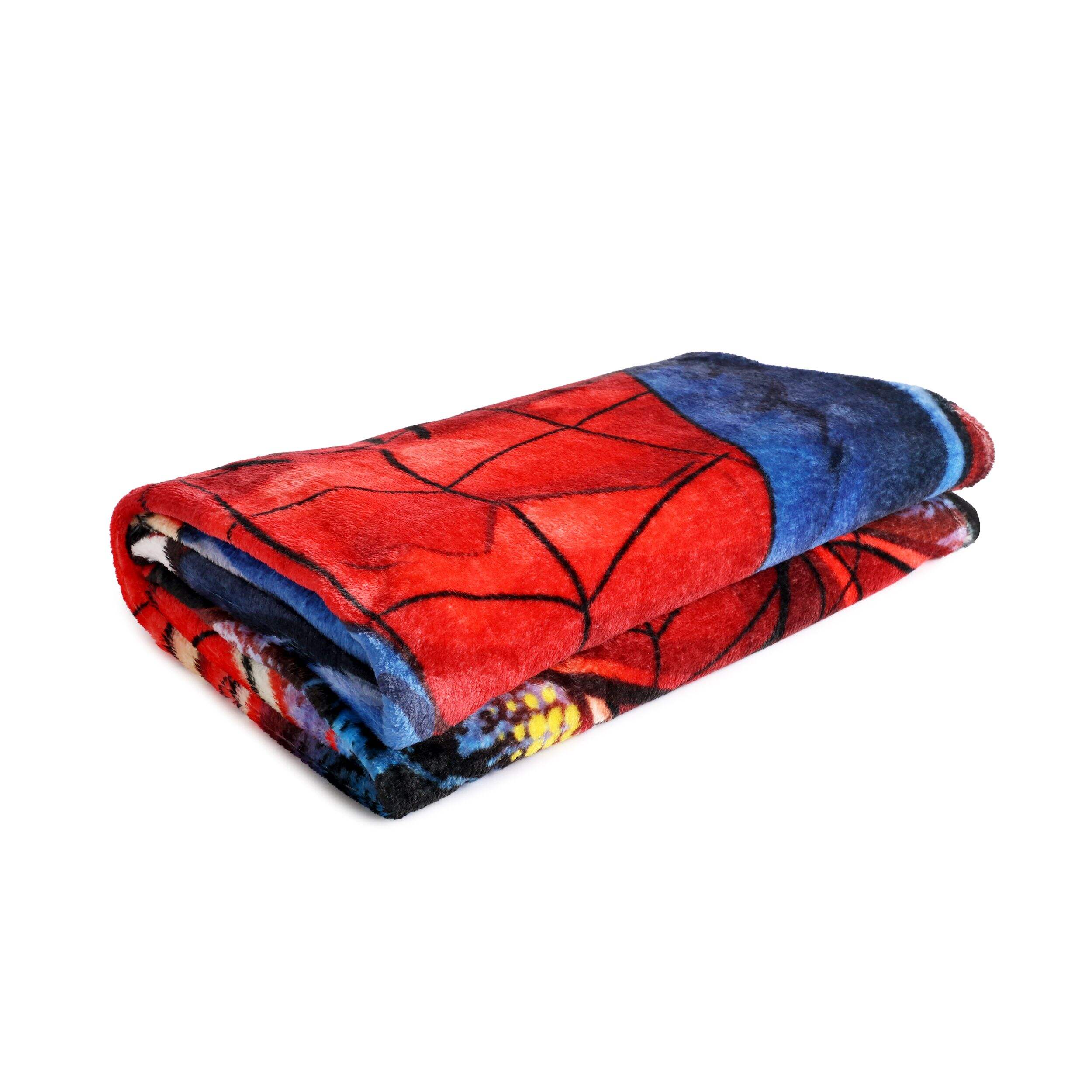 Marvel Spiderman Throw Blanket, 50-in x 60-in Front_Angled_Right
