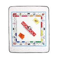 Jeté Hasbro Monopoly, 50 x 60 po Overhead_Flat