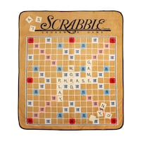Jeté Hasbro Scrabble, 50 x 60 po Overhead_Flat