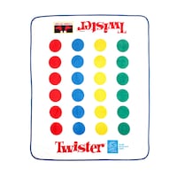 Jeté Hasbro Twister, 50 x 60 po Overhead_Flat