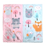Kids' Slumber Bag, Woodland, 54-in x 27-in Overhead_Flat
