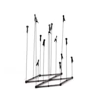 Umbra Crowd Multi-Photo Display Frame, Black, 13 x 7 x 12.5-in Front_Three_Fourths_Angled_Right