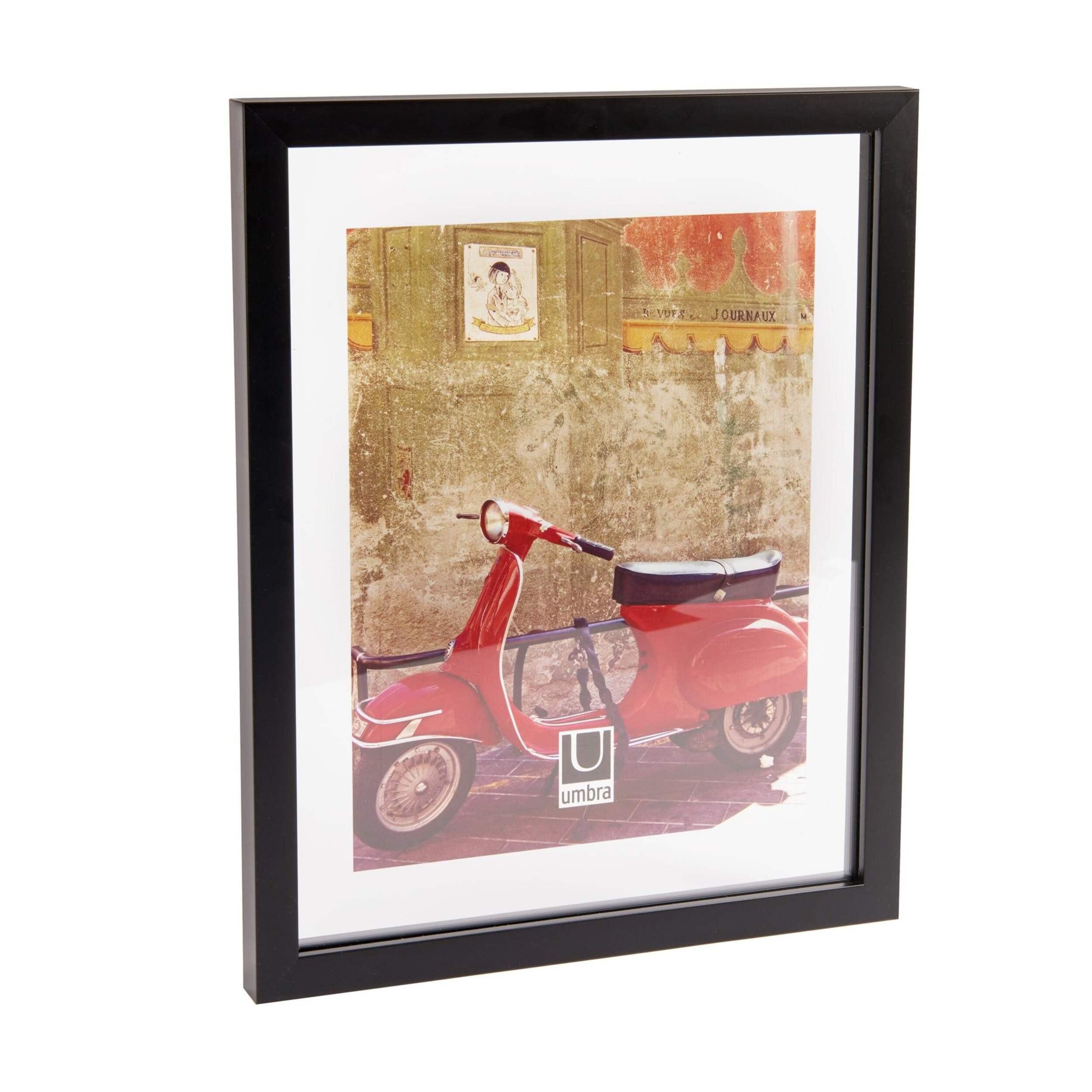 Umbra Document Photo Display Frame, Black, 14 x 17-in Front_Three_Fourths_Angled_Right