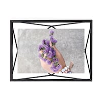 Umbra Prisma Geometric Multi-Photo Display Frame, Black, 8 x 6-in Front_Flat