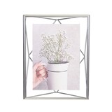 Umbra Prisma Geometric Multi-Photo Display Frame, Chrome, 5 x 7-in Front_Flat