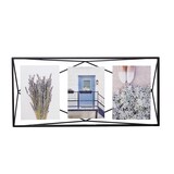 Umbra Prisma Geometric Multi-Photo Display Frame, Black, 19 x 9 x 3.2-in Front_Flat