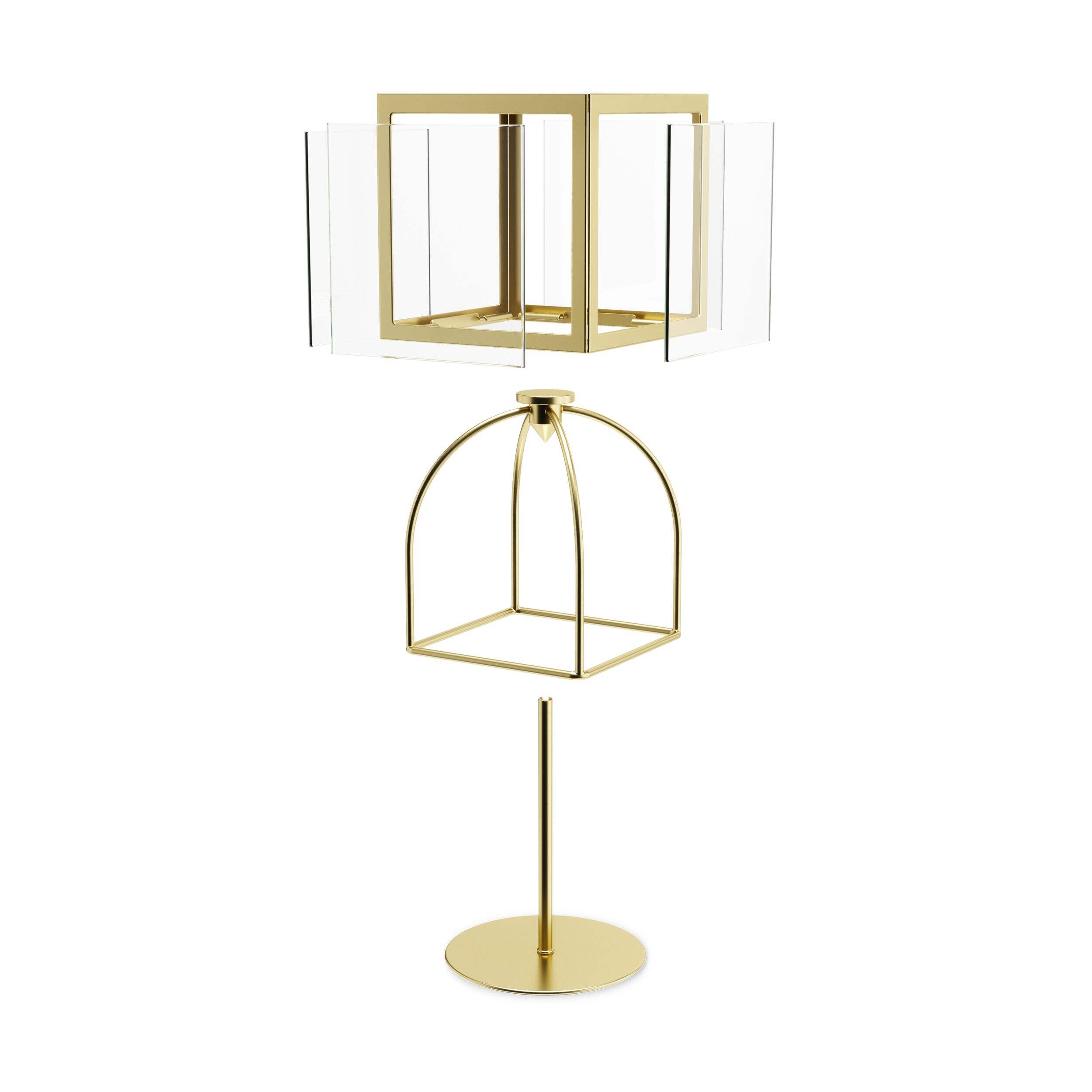 Umbra Rocker Multi-Photo Display Frame, Brass, 4.5 x 4.5 x 6.1-in Composite_or_Mixed