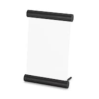 Umbra Scroll Wooden Photo Display Frame, Black, 5 x 7-in Front_Three_Fourths_Angled_Left