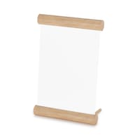 Umbra Scroll Wooden Photo Display Frame, Natural, 5 x 7-in Front_Three_Fourths_Angled_Left