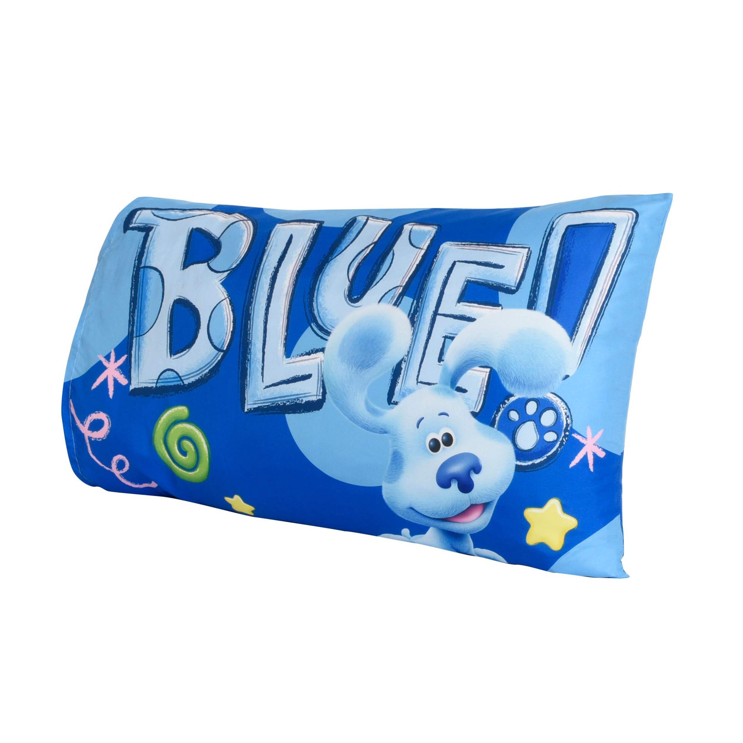 Nemcor 3-Piece Toddler Reversible Comforter Set, Blues Clues Front_Three_Fourths_Angled_Left