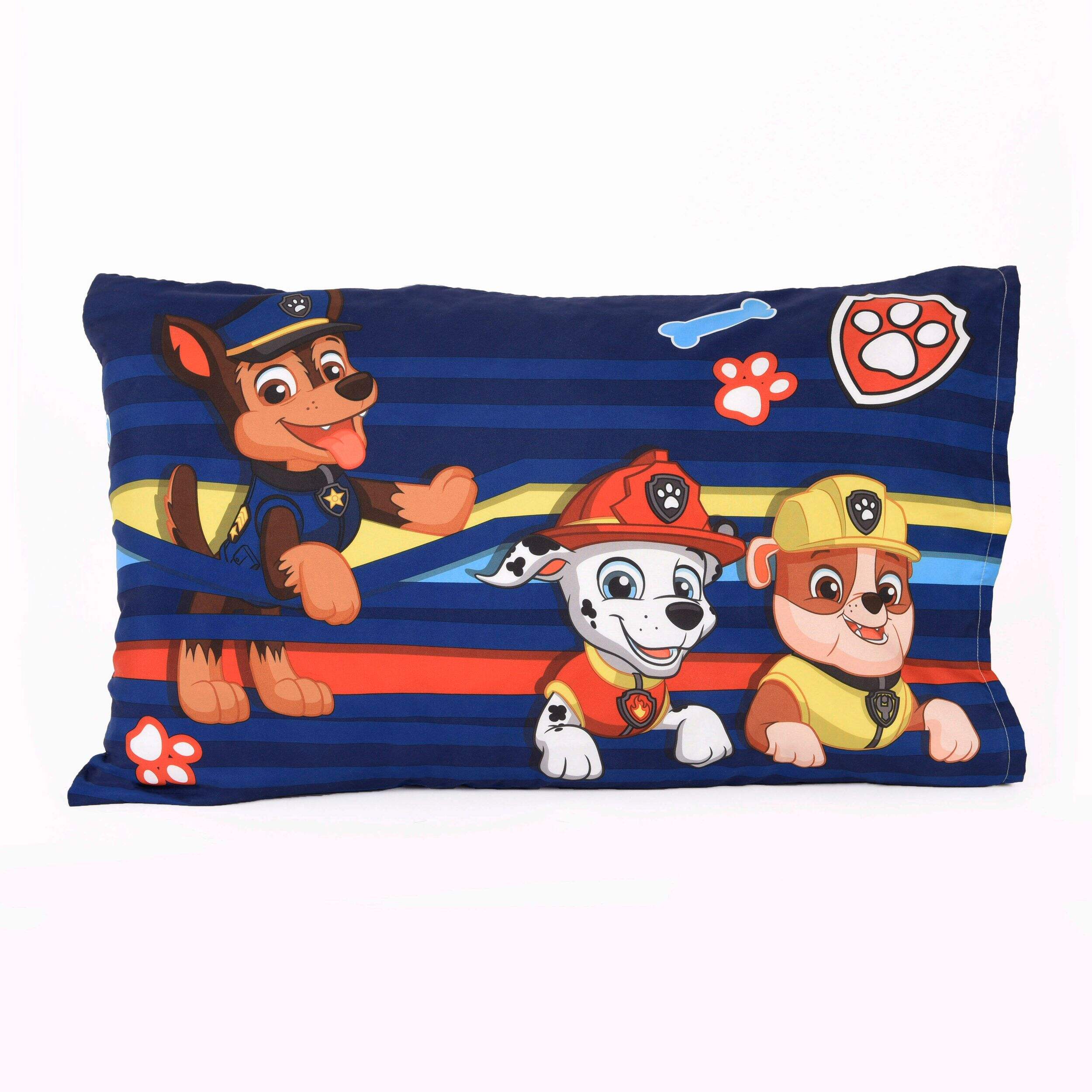 Ensemble à douillette réversible 3 pièces pour tout-petits Nemcor Pat'Patrouille, bleu Front_Flat