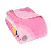Nemcor Peppa Pig Oversized Fleece Blanket, 60 x 90-in Front_Three_Fourths_Angled_Right