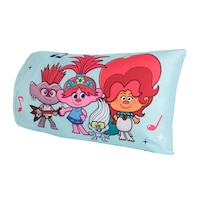 Nemcor Trolls 3-Piece Toddler Reversible Comforter Set Front_Three_Fourths_Angled_Left
