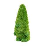 Naturae Decor Green Artificial Turf Topiary Gnome, 19-in Front_Angled_Left