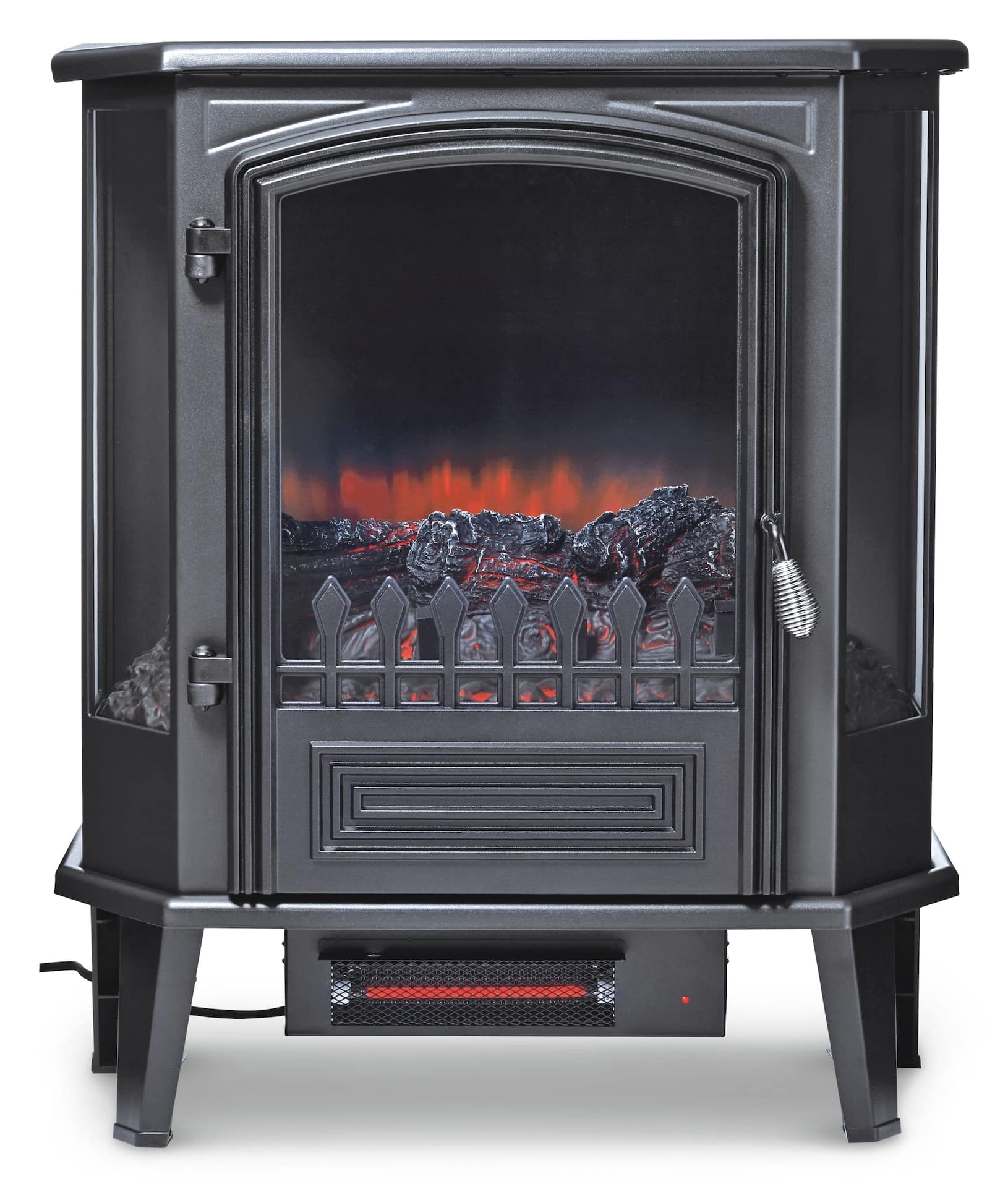 Panoramic Freestanding Electric Fireplace Stove, 23.5-in, 1500W ...