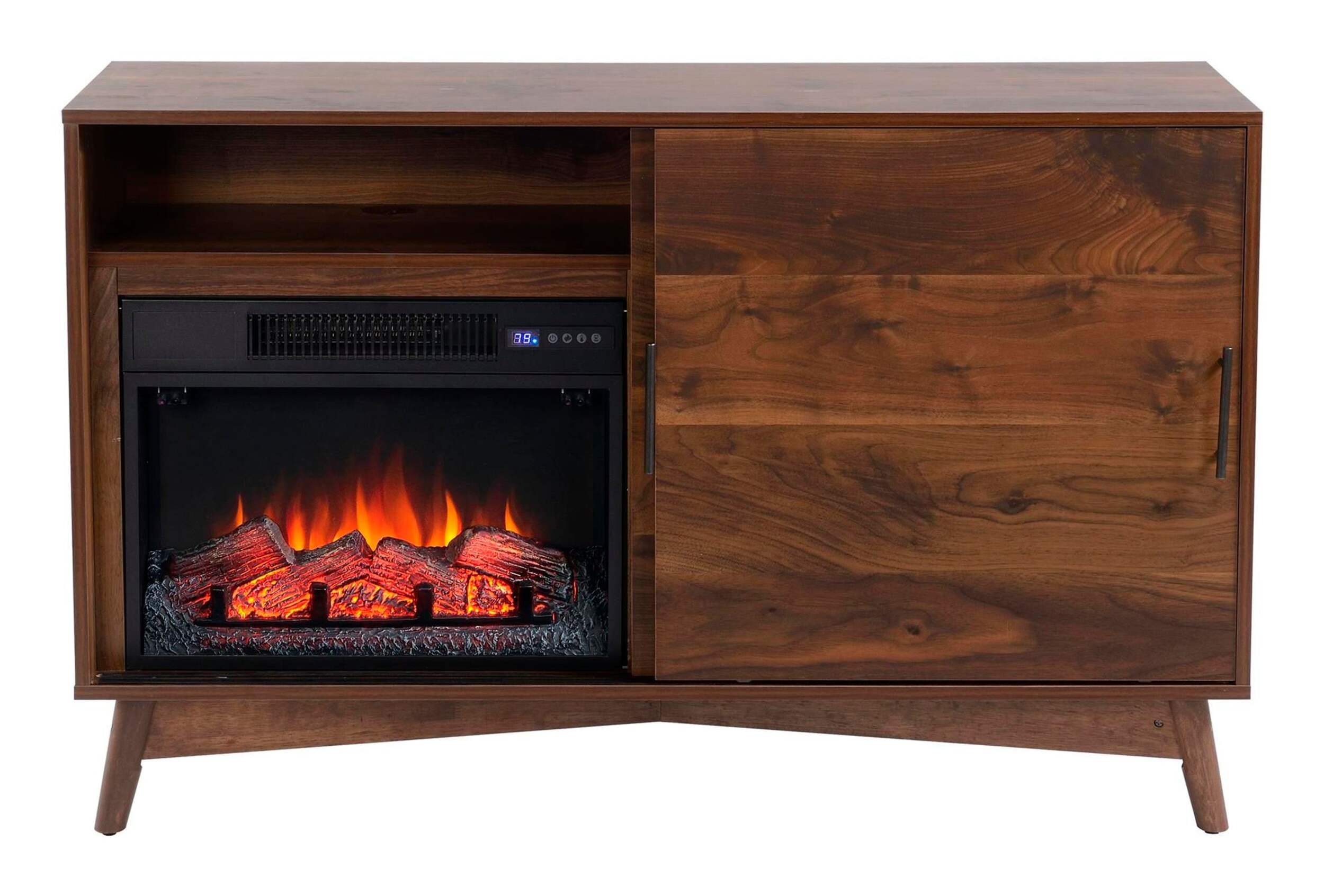 CANVAS Hans Electric Fireplace Front_Flat