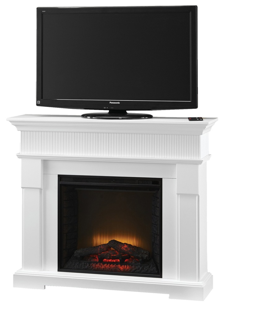 CANVAS Harlow Electric Fireplace, White Canadian Tire