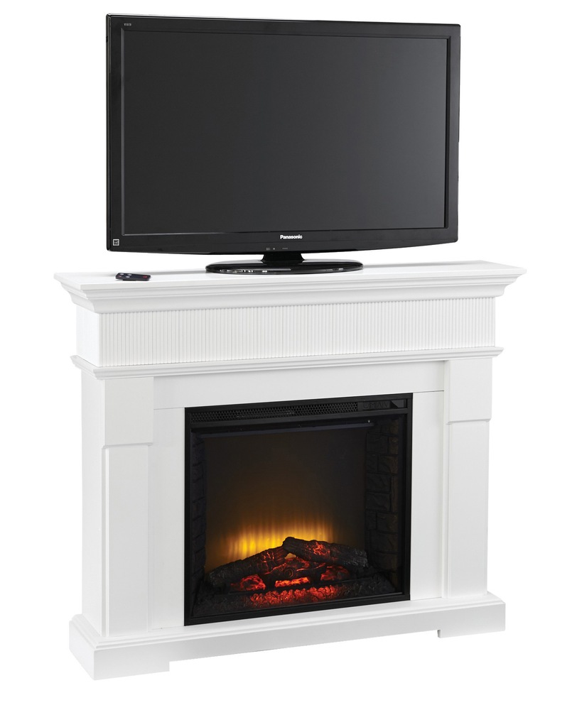 CANVAS Harlow Electric Fireplace, White Canadian Tire