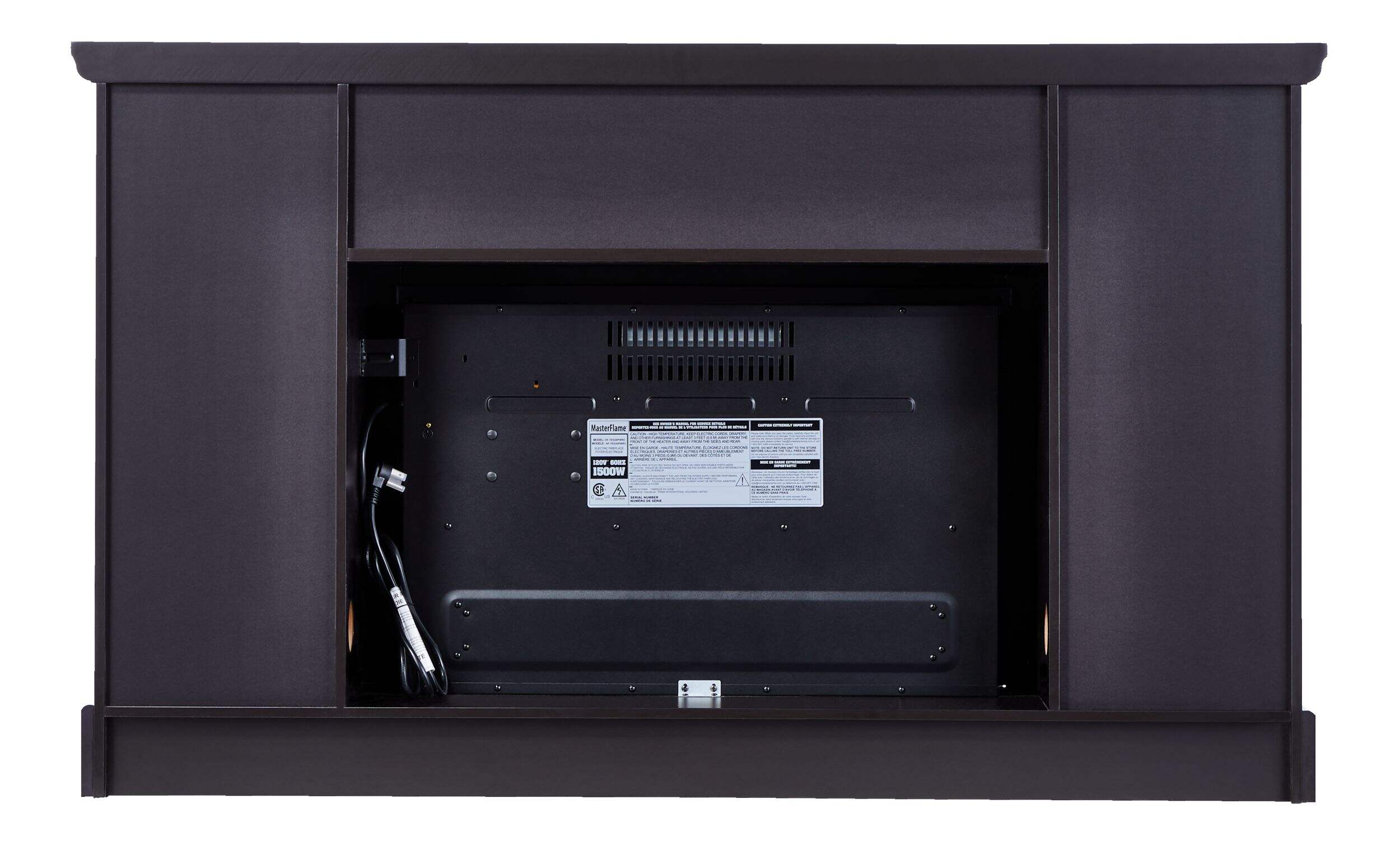 CANVAS Kingwood Media Electric Fireplace TV Stand, 57in, 1500W