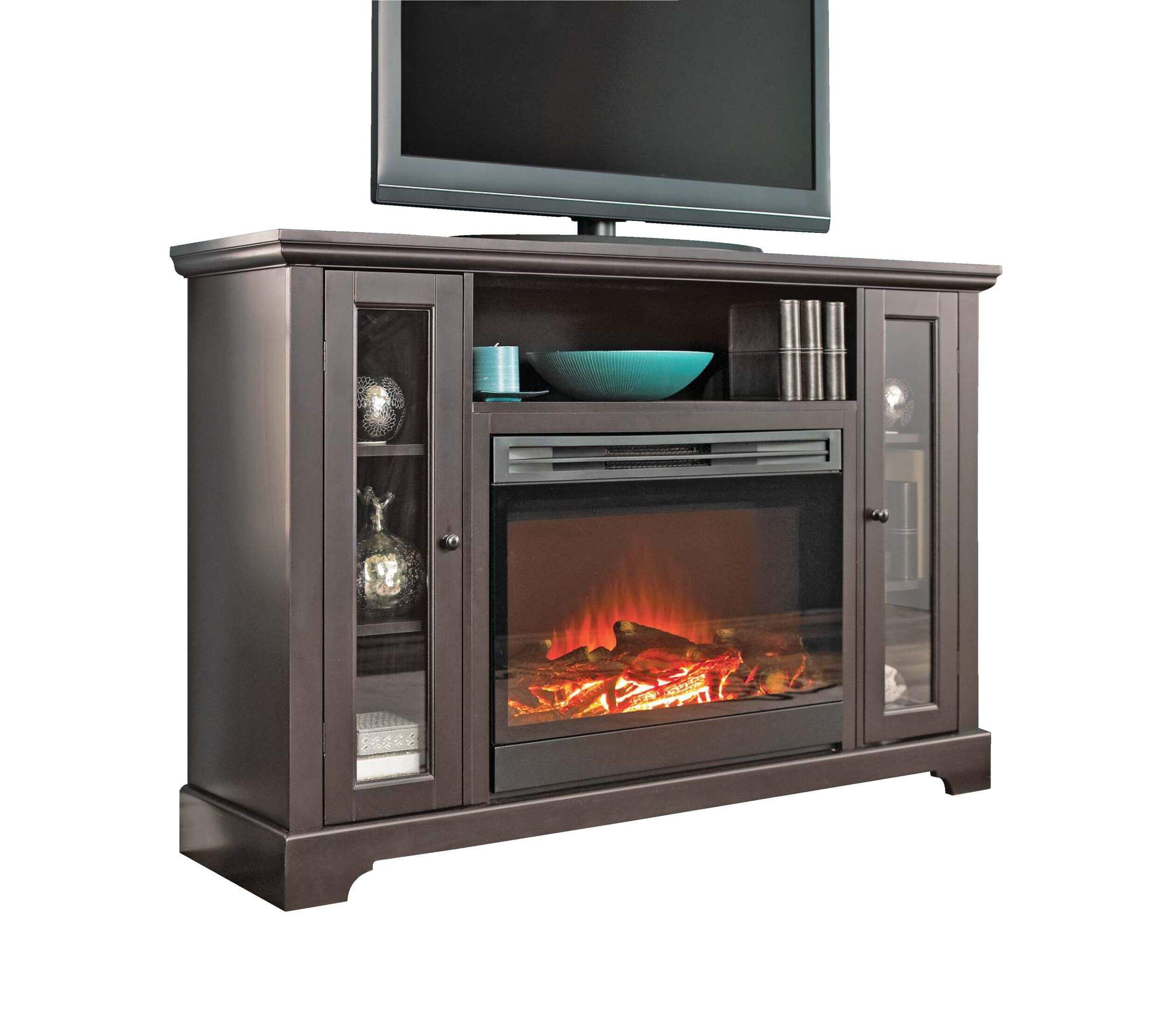 CANVAS Kingwood Media Electric Fireplace TV Stand, 57in, 1500W