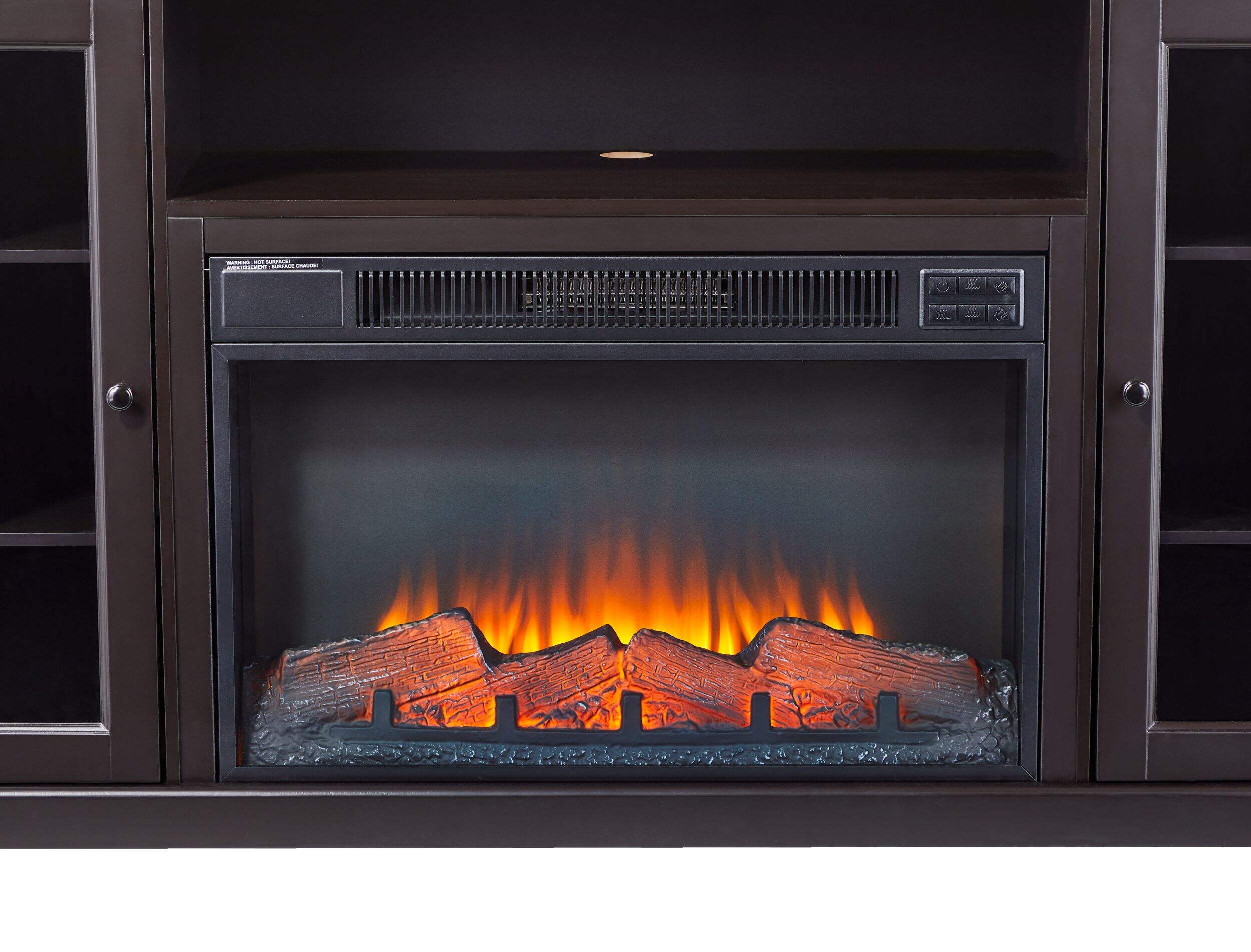 CANVAS Kingwood Media Electric Fireplace TV Stand, 57in, 1500W