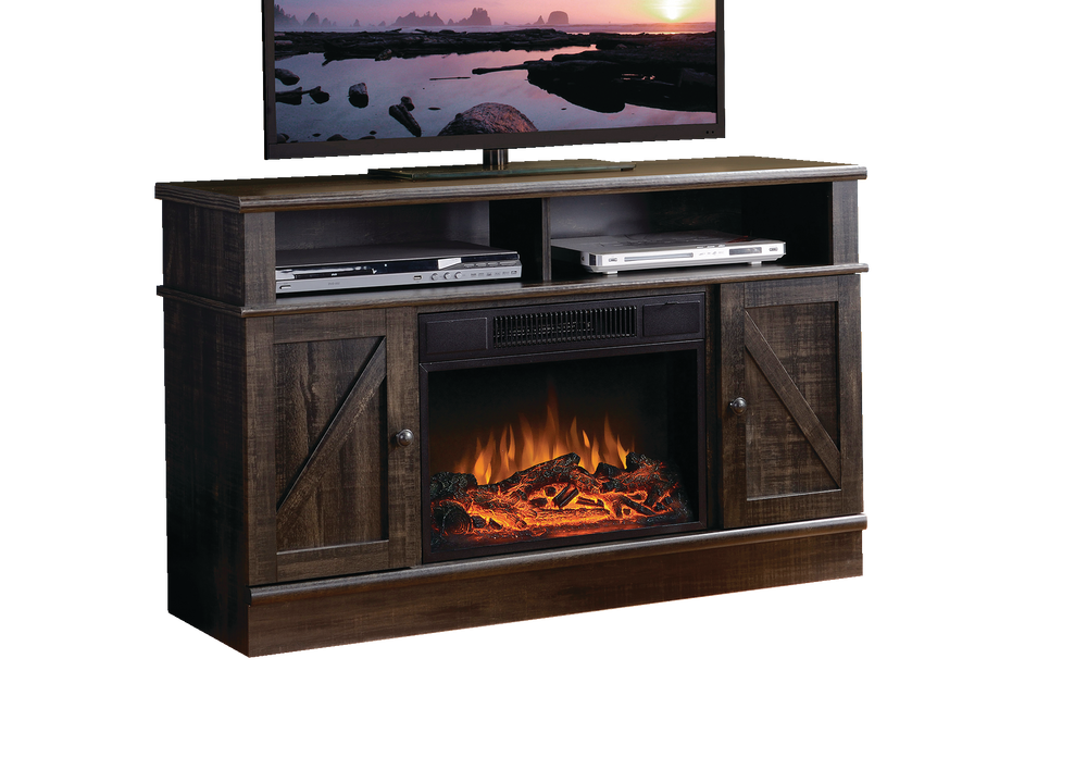 Kerry Media Electric Fireplace Tv Stand 44 5 In 1500w Brown Canadian Tire Kerry Media Electric Fireplace Tv Stand, How Much Electricity Does A Fireplace Tv Stand Use