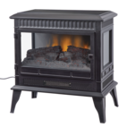 For Living 3-Side Freestanding Electric Fireplace Stove, 25-in