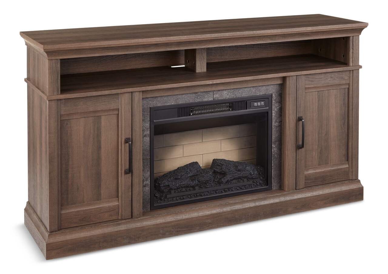 CANVAS Abbostford Media Console Electric Fireplace TV Stand, 60-in