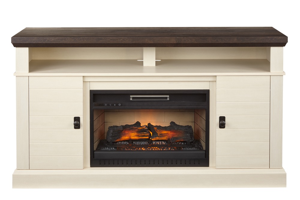 Canvas Ashcroft Media Console Electric Fireplace Tv Stand 60 In 1400w Includes Remote Control White Canadian Tire Canvas Ashcroft Media Console Electric, Tv Stand With Fireplace White 60
