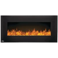 Napoleon Wall Mount Electric Fireplace, 42-in, 1500W, Includes Remote Control, Black Front_Flat