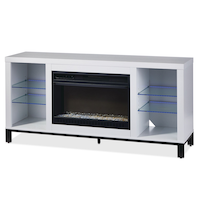 CANVAS Waldon Media Fireplace, 60-in