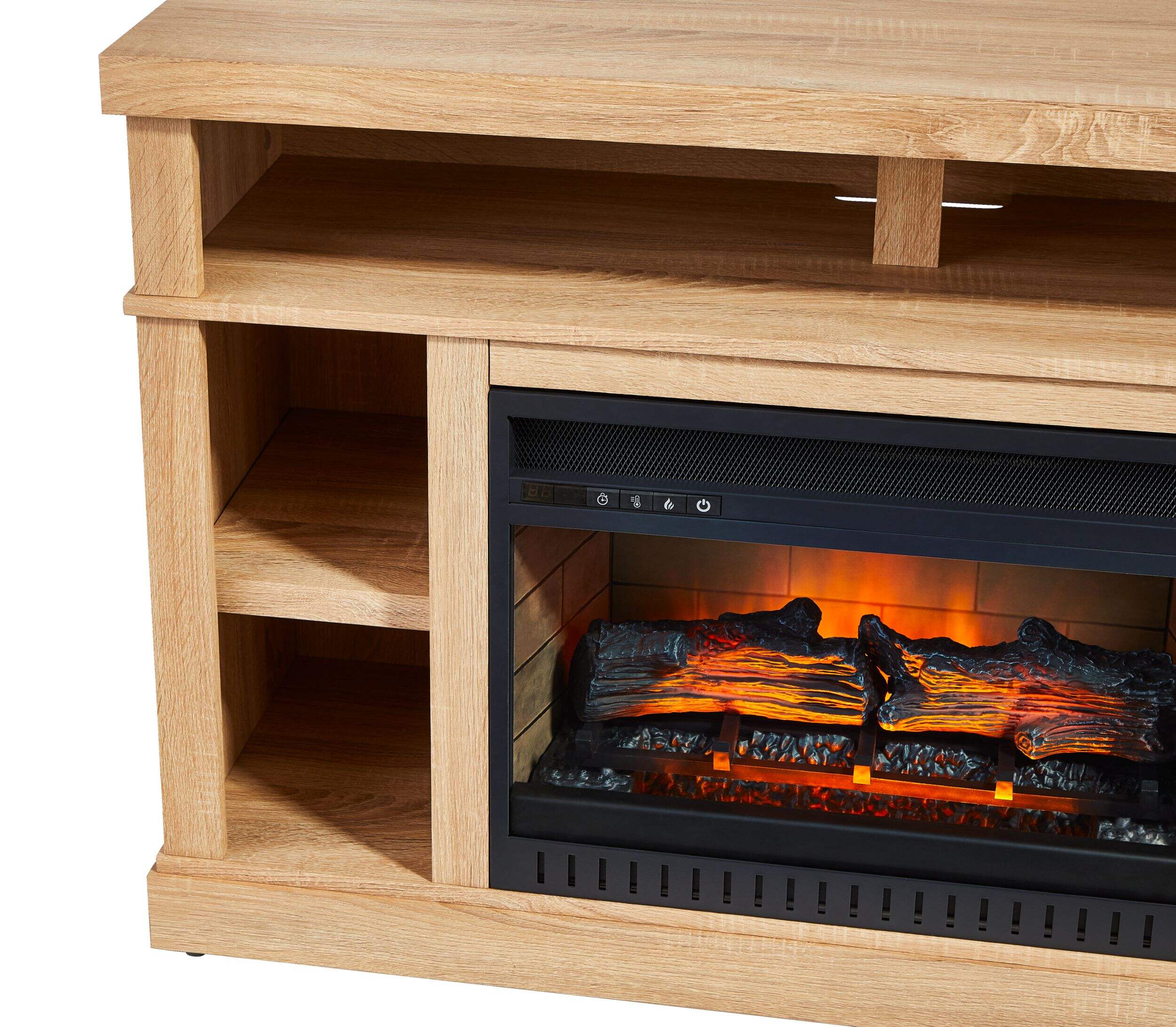 CANVAS Woodhaven Media Fireplace, 46-in CloseUp