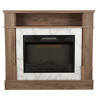 For Living Mantel Fireplace, Holds Up To 42-in TV