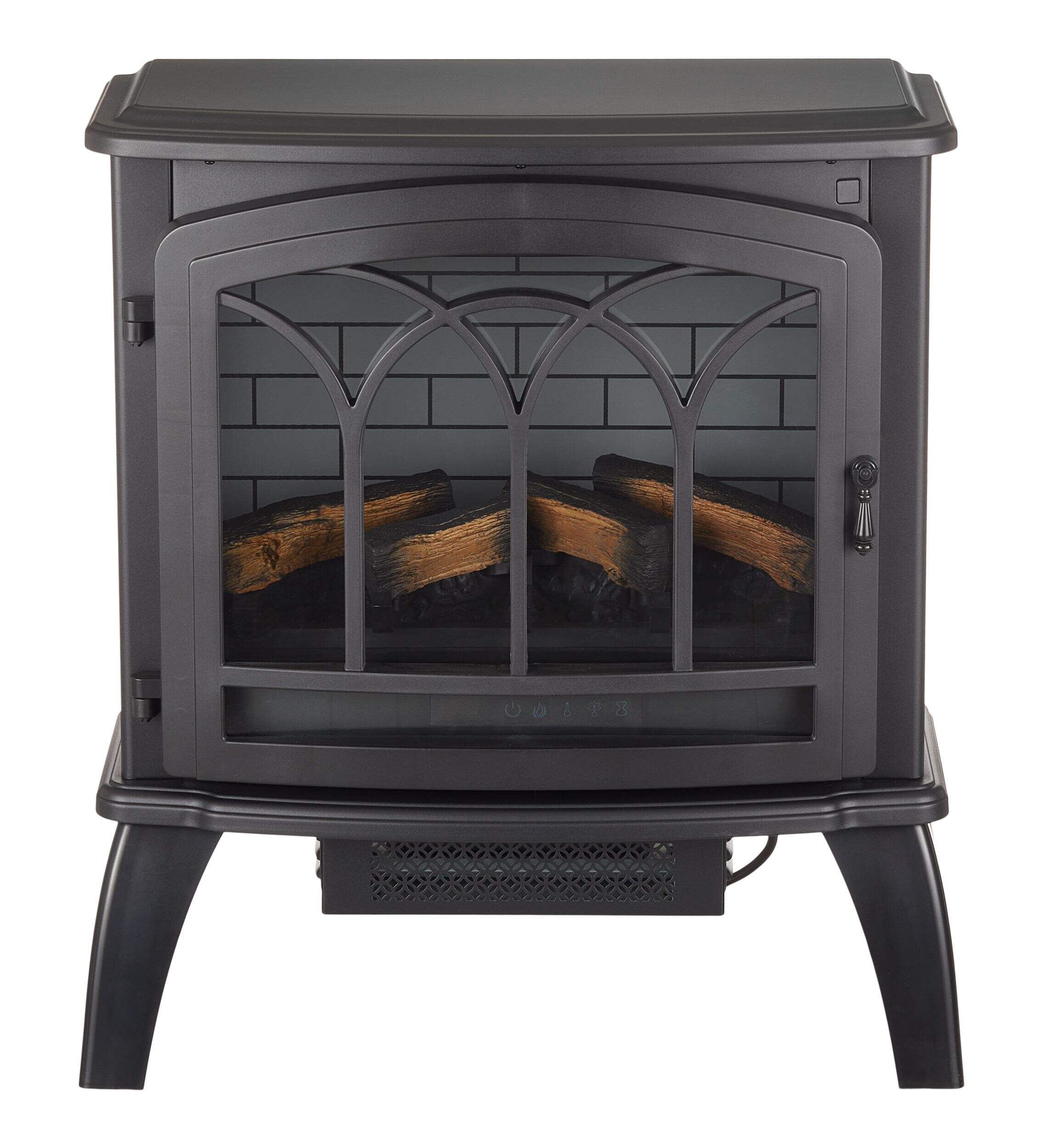 For Living Stove Fireplace, 25-in Front_Flat