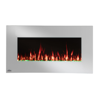 Napoleon Wall Mount Fireplace, White, 36-in