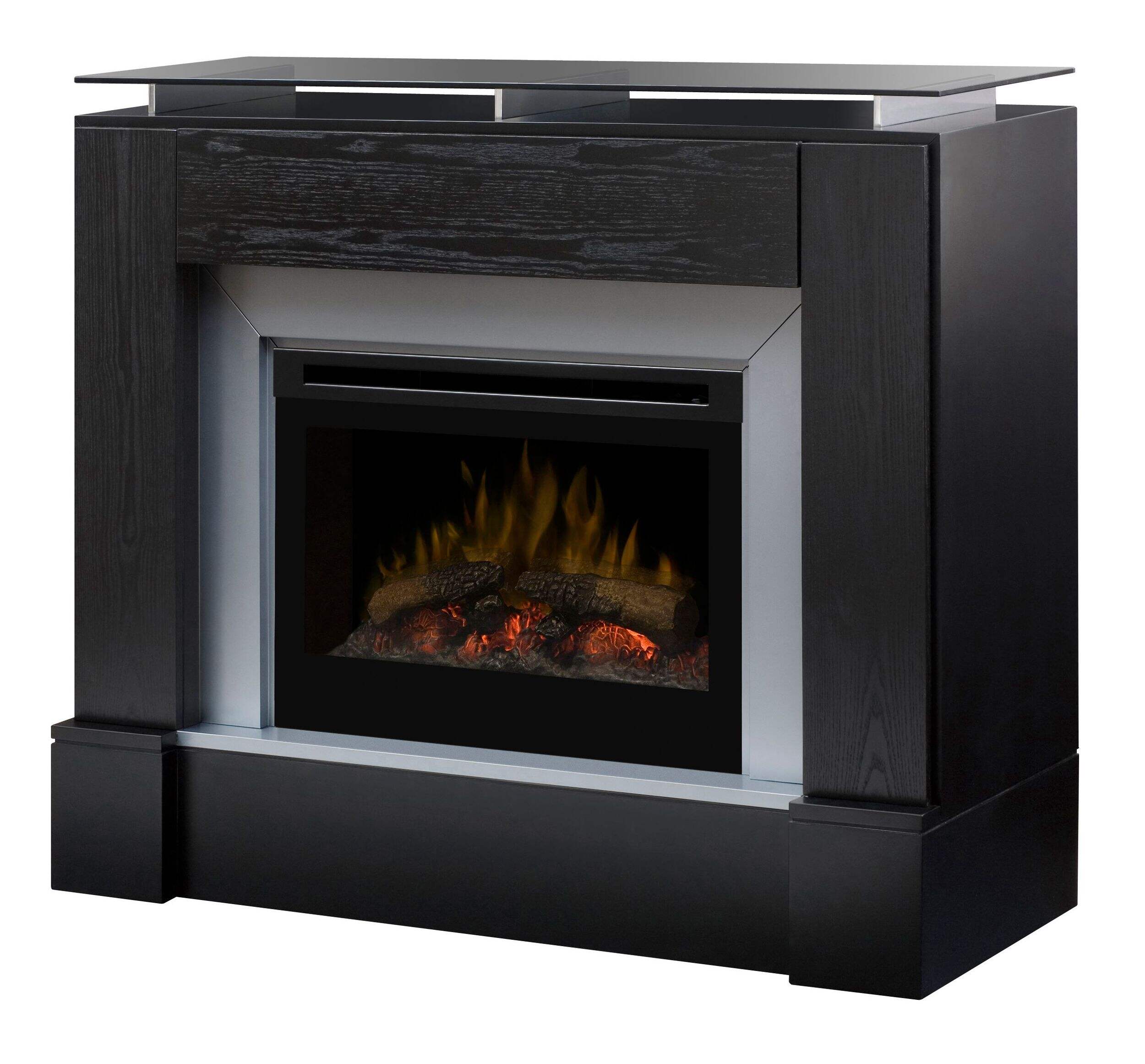 Dimplex Jasper Media Fireplace Front_Three_Fourths_Angled_Left