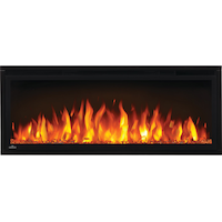 Napoleon Entice Wall Mount Electric Fireplace, 42-in, 1465W, Includes Remote Control, Black