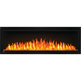 Napoleon Entice Wall Mount Electric Fireplace , 50-in, 1465W, Includes Remote Control, Black Front_Flat