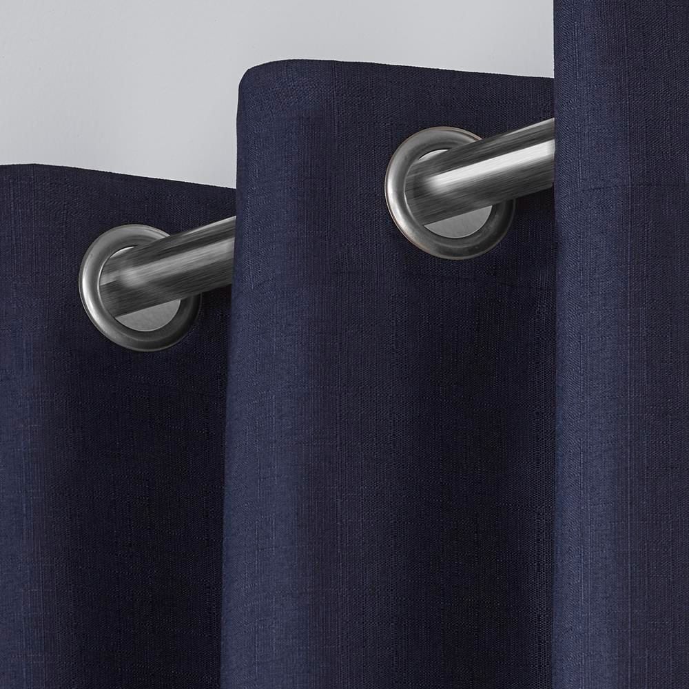 CANVAS Grommet Light Filtering Window Curtain, 54in x 84in, 2pk