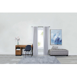 CANVAS Peau de Soie Thermal Room Darkening Window Curtains, 52-in x 84-in, 2-pk Front_Flat