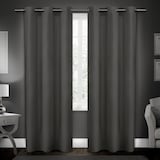 CANVAS Peau de Soie Thermal Room Darkening Window Curtains, 52-in x 84-in, 2-pk Front_Flat