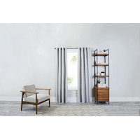 CANVAS Porto Solid Blackout Grommet Top Window Curtain Panel, 52-in x 84-in, 2-pk Front_Flat